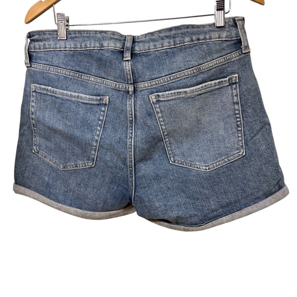 Old Navy Distressed Blue Jean Shorts Size 14 - Picture 2 of 7